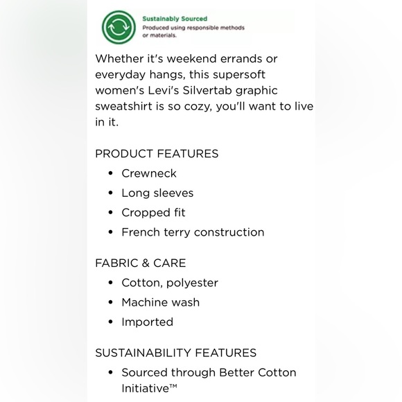 Levi’s cropped sweater - Picture 9 of 10